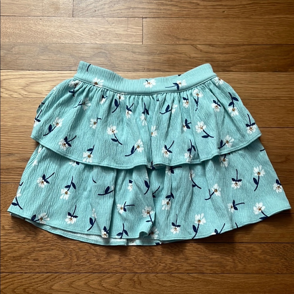Floral Blue Skirt